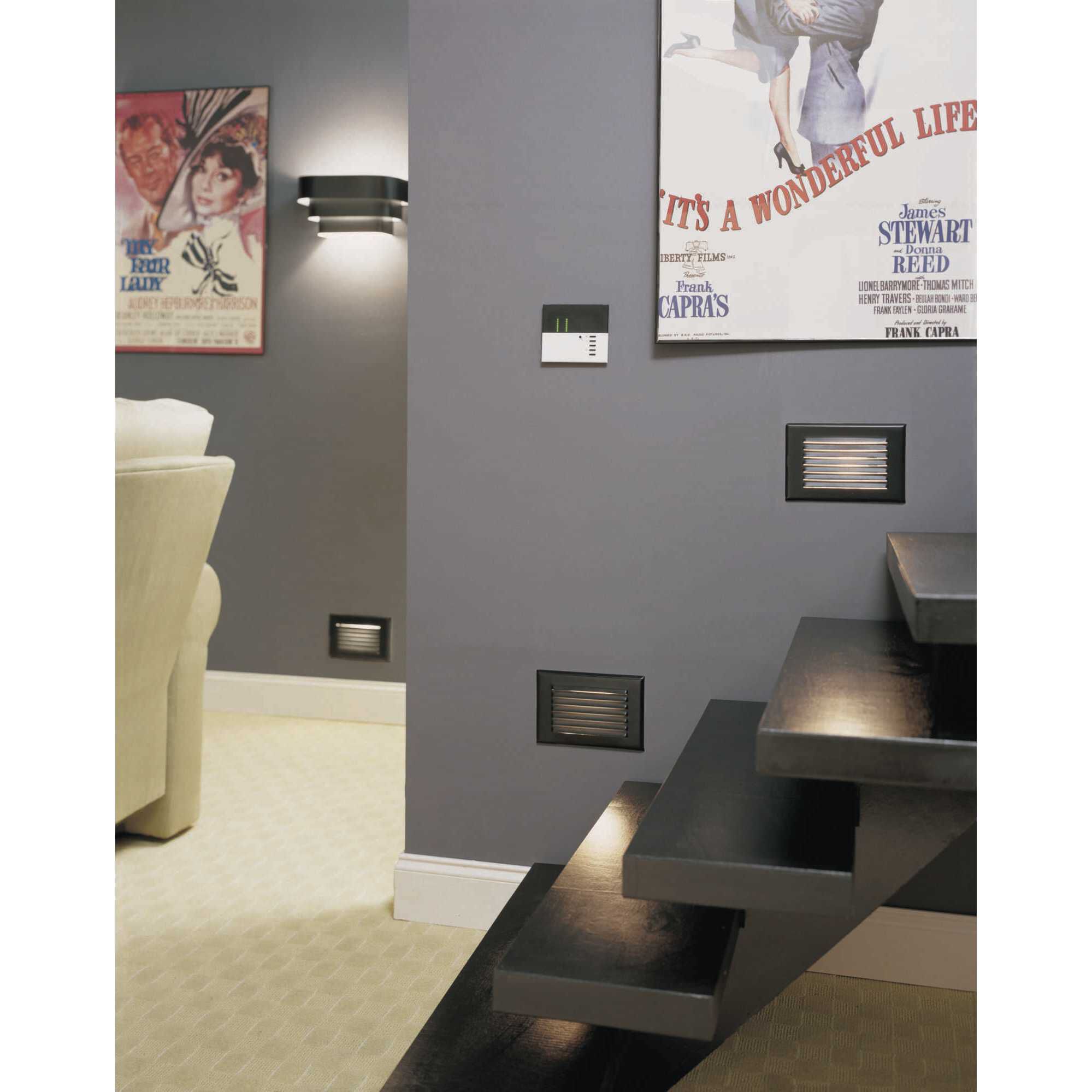 Louvered 1 Light 14 inch Matte Black Wall Sconce Wall Light